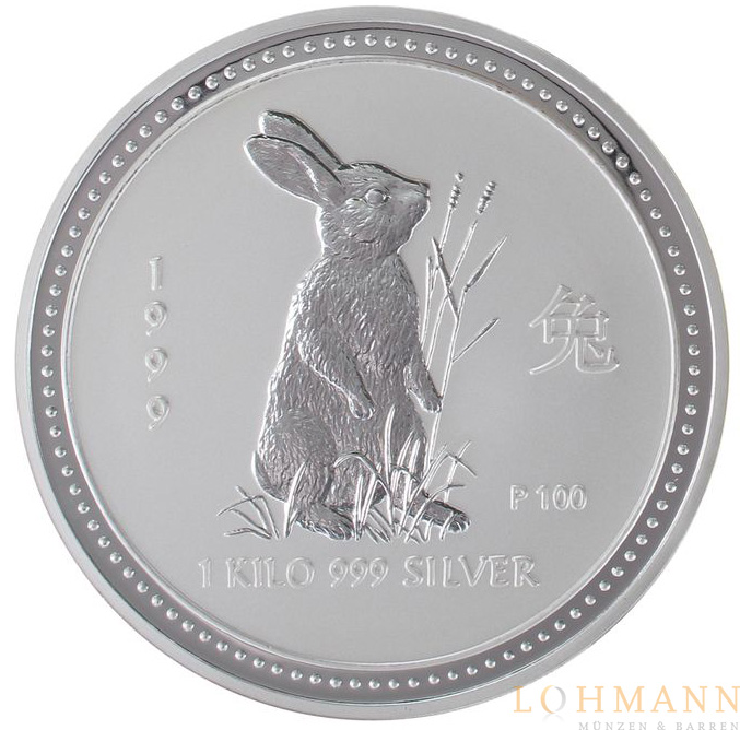 Lunar Hase - 1 KG Silber