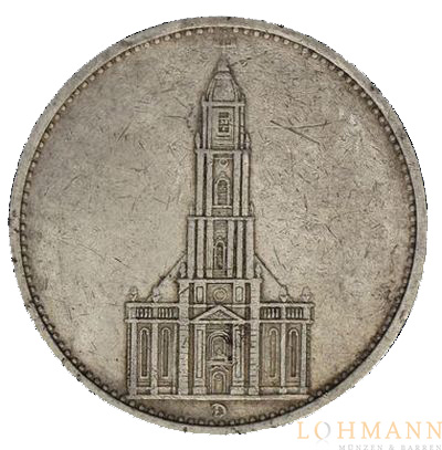 5 Reichsmark Silber - Garnisonskirche