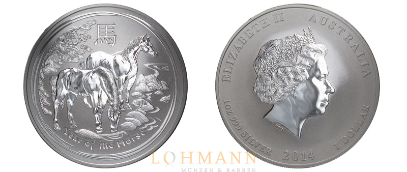 Lunar Silber Pferd 2014