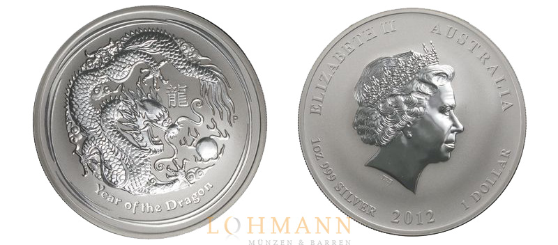 Lunar Silber Drache 2012 Lunar Silber Drache 2012