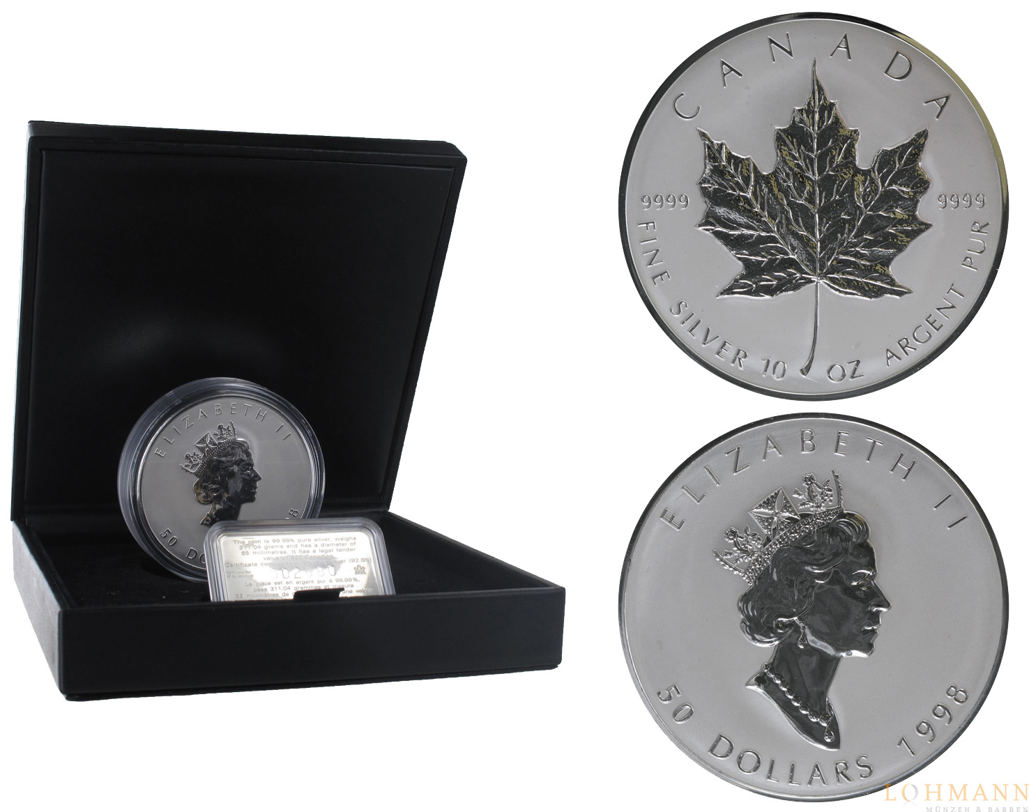 Silber Maple Leaf - 1998 - Sonderpr&auml;gung